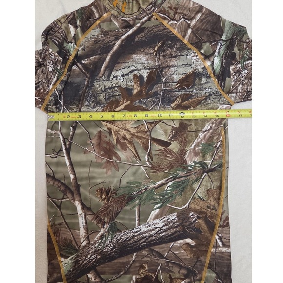 UNDER ARMOUR COLDGEAR REELTREE CAMO PRINT BASELAYER WOMENS LONG SLEEVE LARGE - Picture 8 of 8